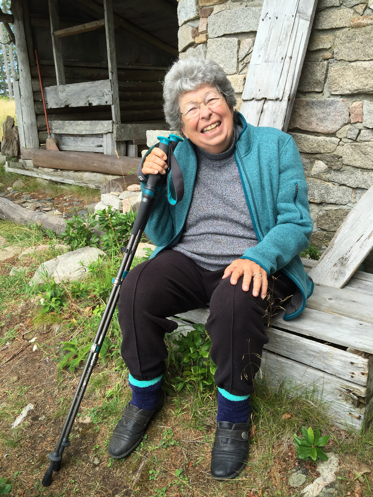 Elder resting Grandie Maine