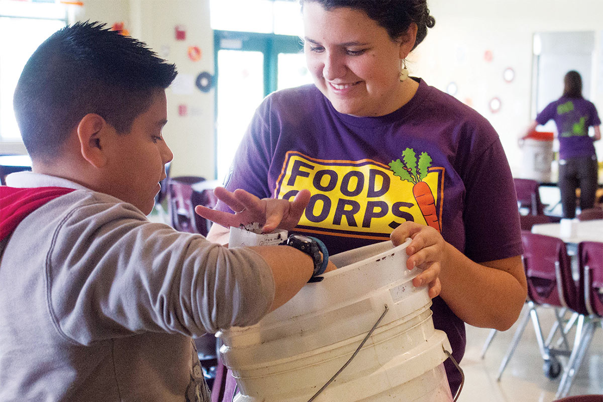 educating through sharing and making food