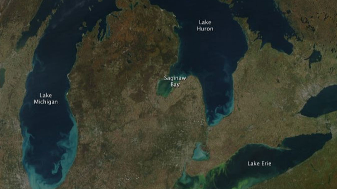 Great Lakes Google Map