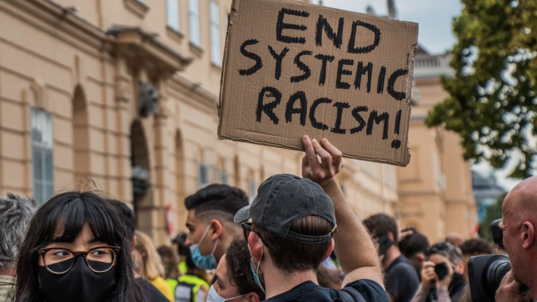 End Racism Sign