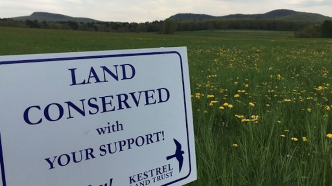 Kestral Land Trust Sign