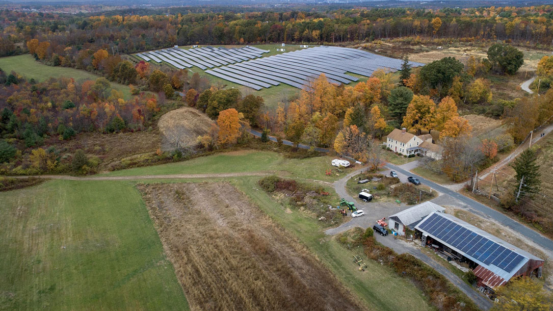 Solar Field From Above